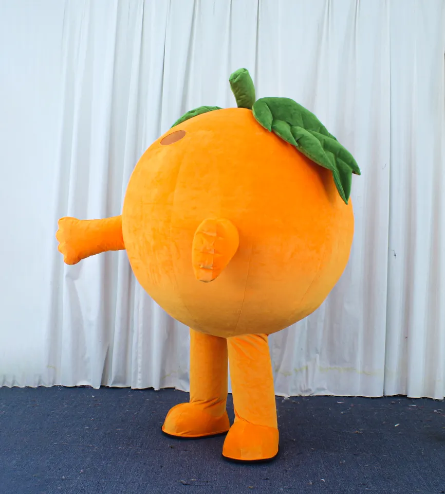 Funtoys inflatable tangerinr orange costume fruit Mascot Costume for adult cosplay cartoon mascot