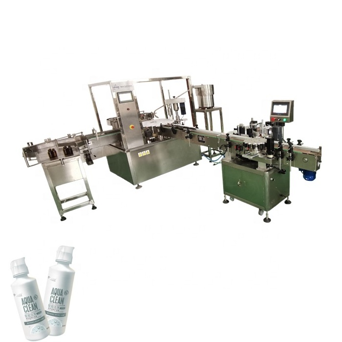 Glasses cleaning liquid small bottle filling machine contact lens care solution chemical liquid filling stopper capping machine