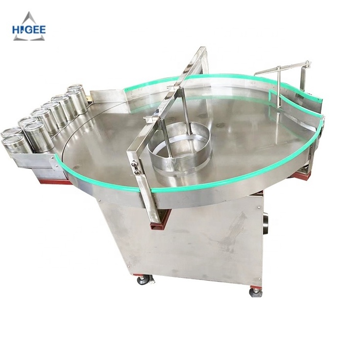 Horizontal corned beef canned hot melt glue labeling machine for canned pork meat canned meatloaf wet glue labeling machine