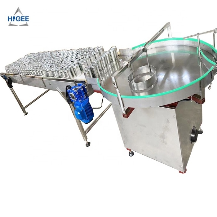 Horizontal corned beef canned hot melt glue labeling machine for canned pork meat canned meatloaf wet glue labeling machine