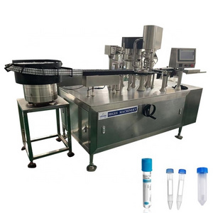 5 ml 10ml grade small automatic tested tube liquid oral vial filling capping machine USA/UK  IVD reagent filler