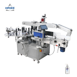 Square bottle / round jar/ flat tin automatic double sides bottle labeling machine gum label