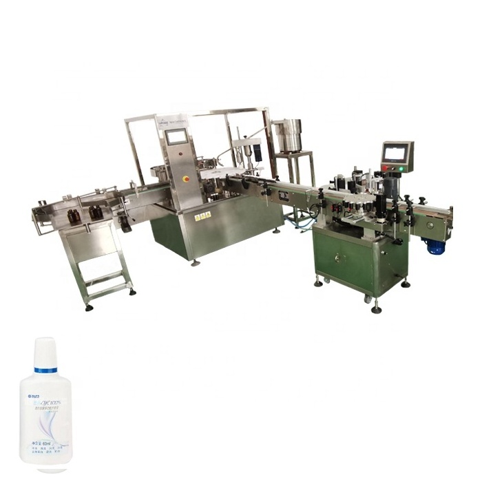 Glasses cleaning liquid small bottle filling machine contact lens care solution chemical liquid filling stopper capping machine