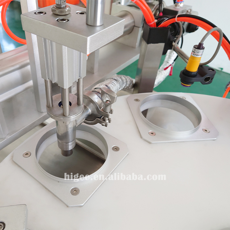 Higee coffee cup Yogurt filling machine k cup filling sealing machine