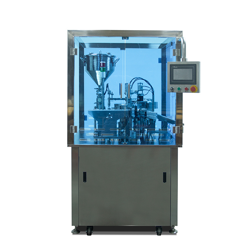 Higee high quality prefilled glass gel tube syringe filling and sealing machine