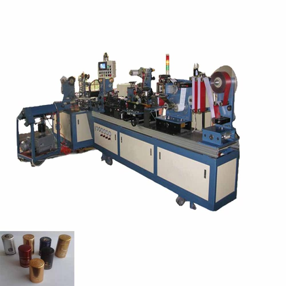 Full automatic 120 capsules per minute high speed Wine Glass Bottle PVC Capsule Making machine HG120-3A wine capsule machine