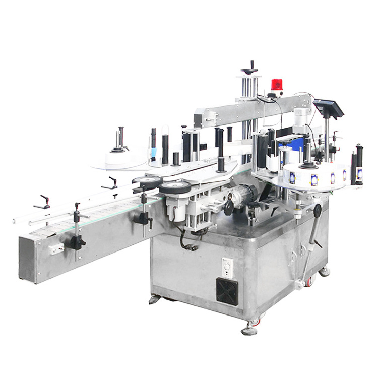 Automatic double side labeling machine,square bottle labeling machine,automatic labeler application front and back side labeling