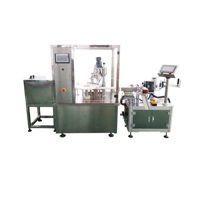 Glasses cleaning liquid small bottle filling machine contact lens care solution chemical liquid filling stopper capping machine