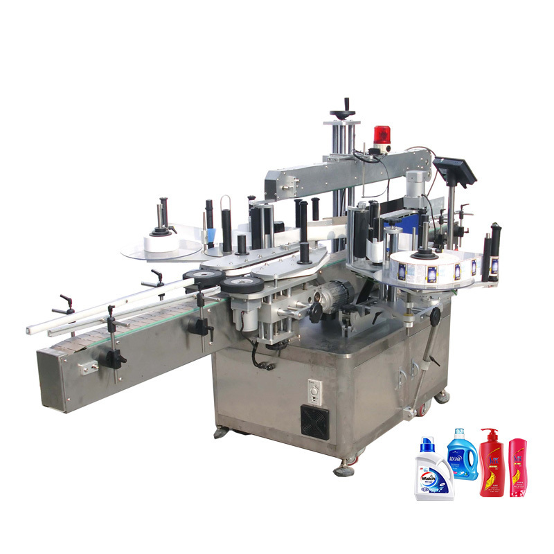 Automatic double side labeling machine,square bottle labeling machine,automatic labeler application front and back side labeling