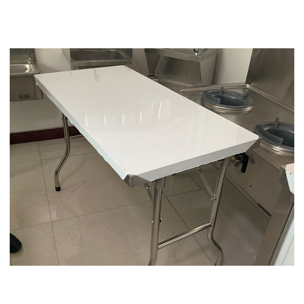 custom made SS304 Stainless Steel Working Table with single Sink