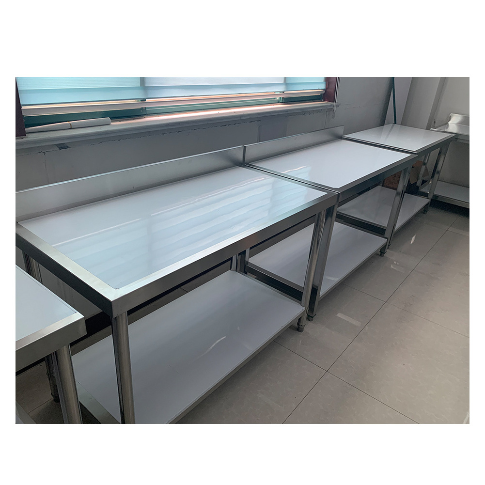 custom made SS304 Stainless Steel Working Table with single Sink