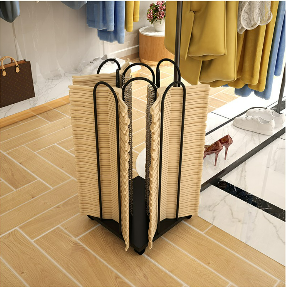 Assemble Clothes Hanger Stacker Organizer with Wheels