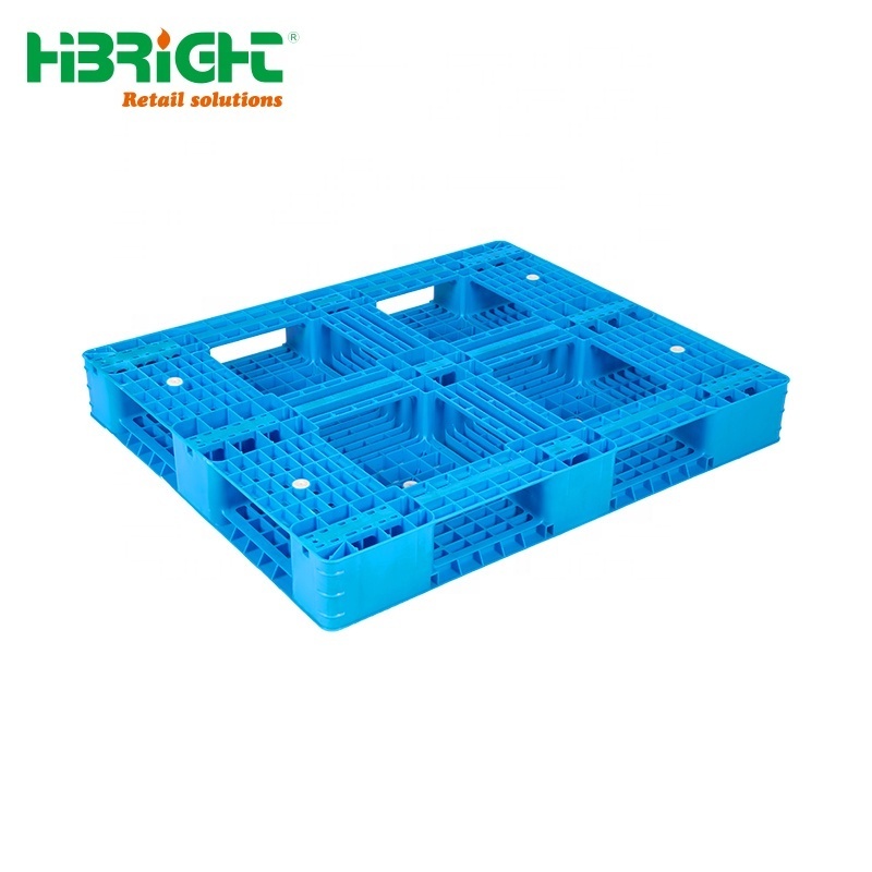 Double side 48''x40'' white color food grade rack use reinforced virgin plastic pallet