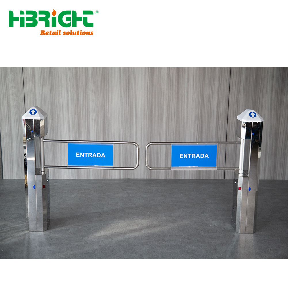 Auto Access Control Entrance Doors for supermarkets turnstile swing gate