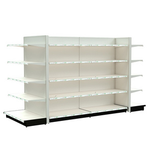 Highbright Supermarket Rack Grocery Store Shelf Convenience Store Shelves, AmerIcan Style  Gondola Shelving