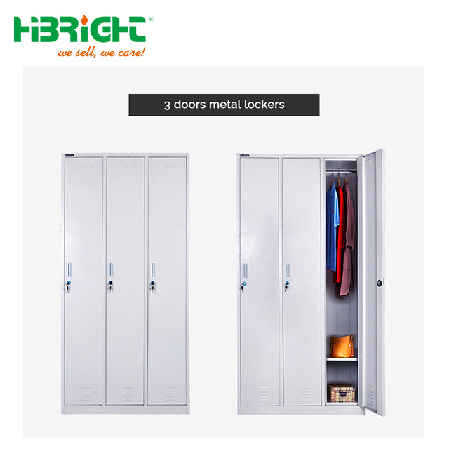 6-door steel metal cabinet clothes locker for sym and school