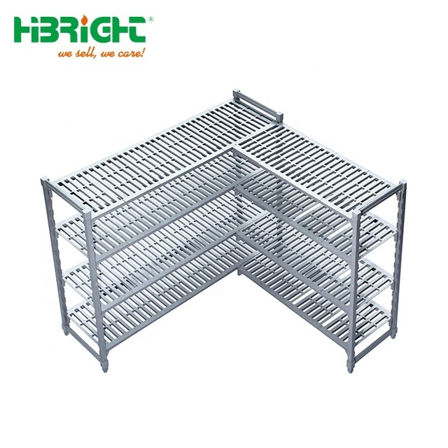 warehouse rack freezer Aluminium Polypropylene Shelving NSF environmental food cold room storage shelf