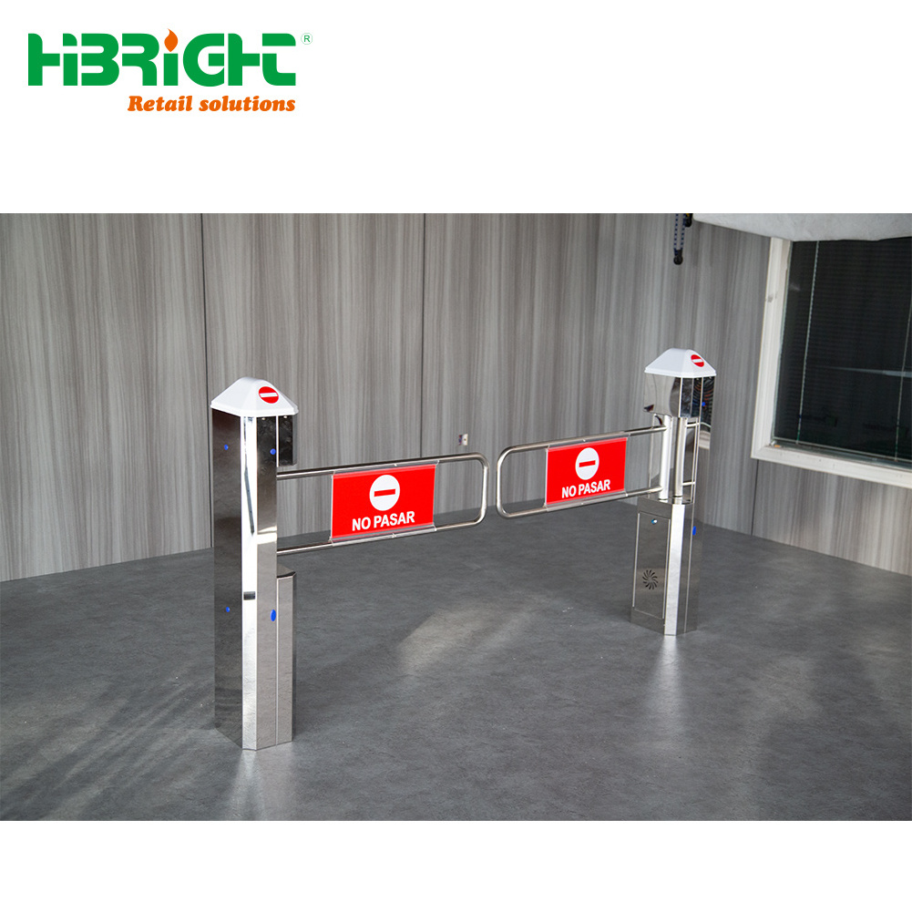 Auto Access Control Entrance Doors for supermarkets turnstile swing gate