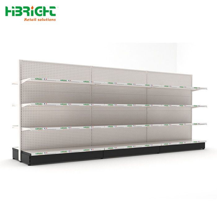 Highbright Supermarket Rack Grocery Store Shelf Convenience Store Shelves, AmerIcan Style  Gondola Shelving