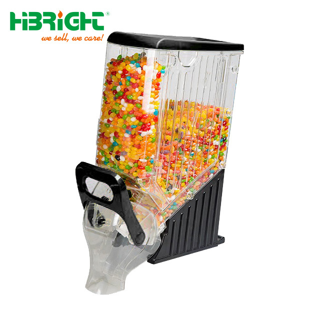 Supermarket Storage Acrylic Dry Gravity Bulk Food Dispenser