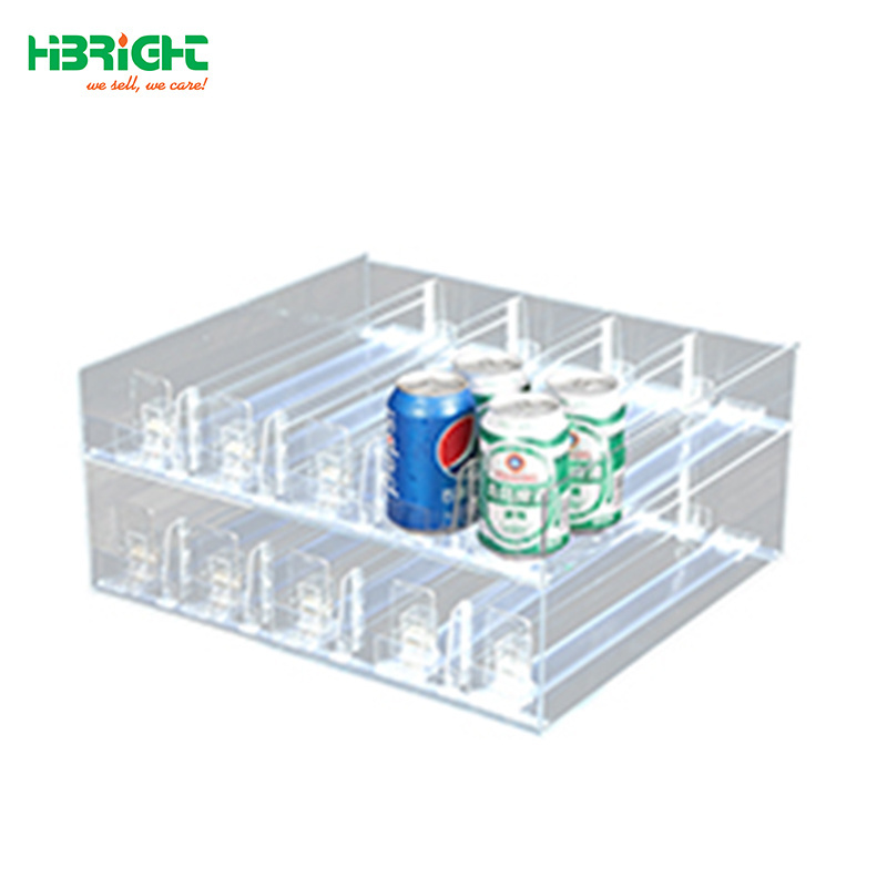 supermarket accessories plastic shelf pusher system