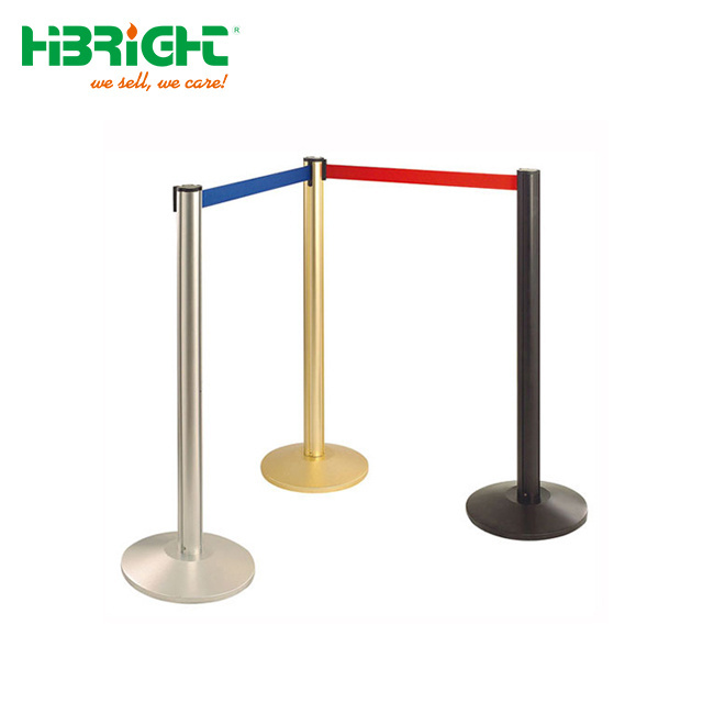 Retractable belt crowd control post stanchion for sale