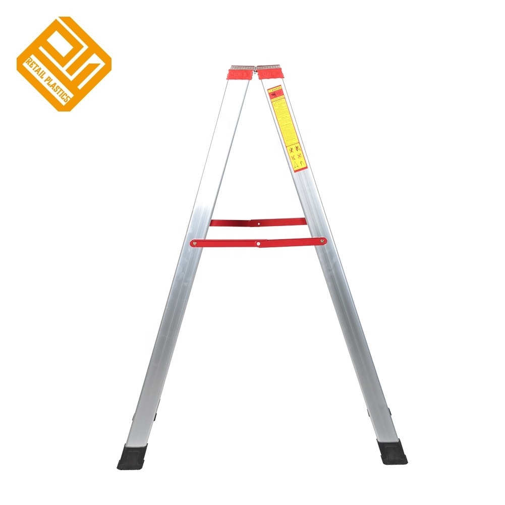 Warehouse household 4 step 6 step portable folding aluminium ladder