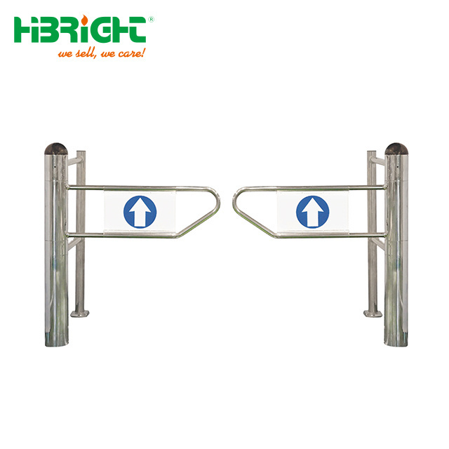 Automatic access control speed turnstile swing barrier supermarket entrance gate