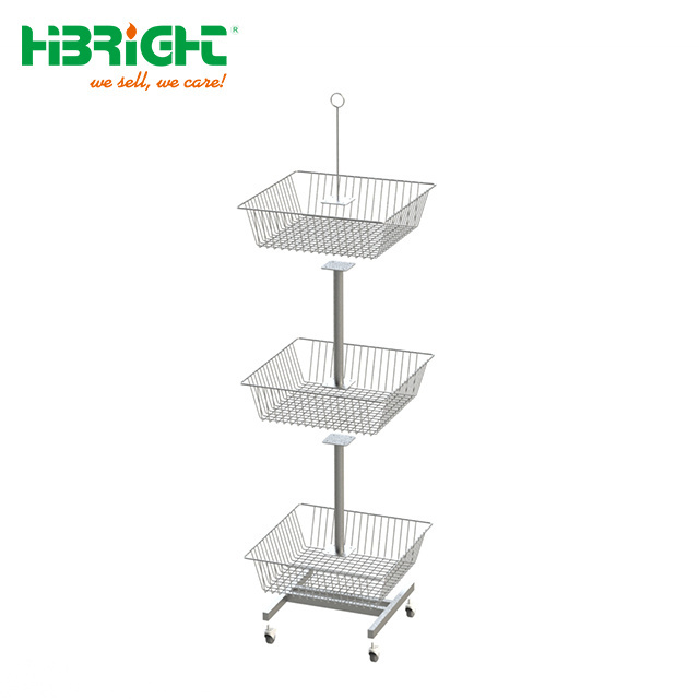 grocery store 7 Tiers 70 Hooks Rotating Rack Socks Hat spinner Display Stand