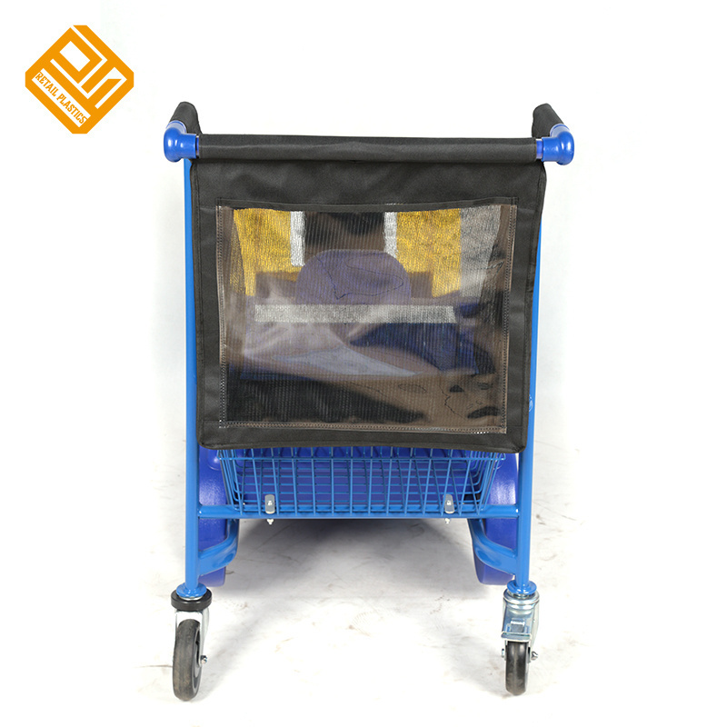 kiddie kids plastic supermarket trolley for shopping mall