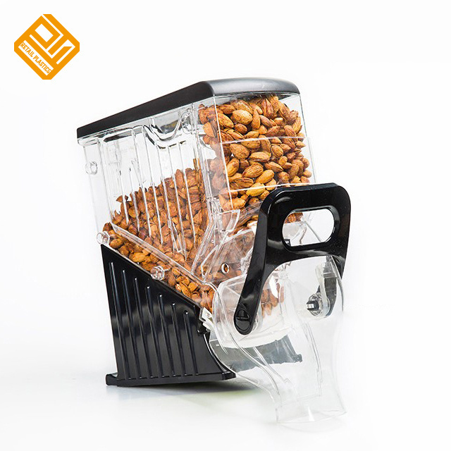 Wall Mounted Gravity Bin Supermarket Candy Cereal Chocolate Coffee Bean Cereal Dispenser