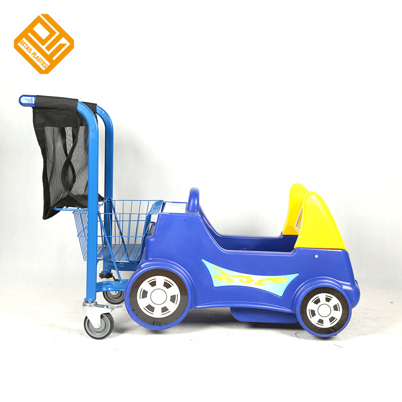 kiddie kids plastic supermarket trolley for shopping mall