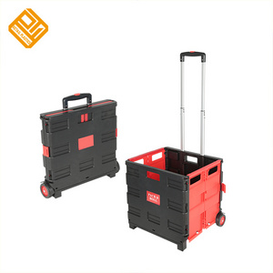 Hot Products Foldable Shopping Cart Travel Wheeled  shopping bag Market Foldable Trolley