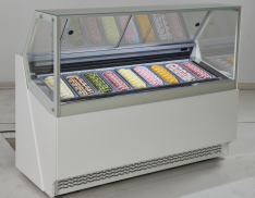 Gelato Showcase Ice-cream Display Stand Commercial Freezer Retail Solutions