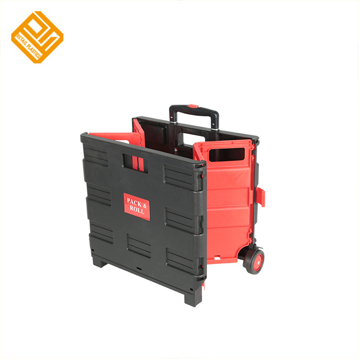 Hot Products Foldable Shopping Cart Travel Wheeled  shopping bag Market Foldable Trolley