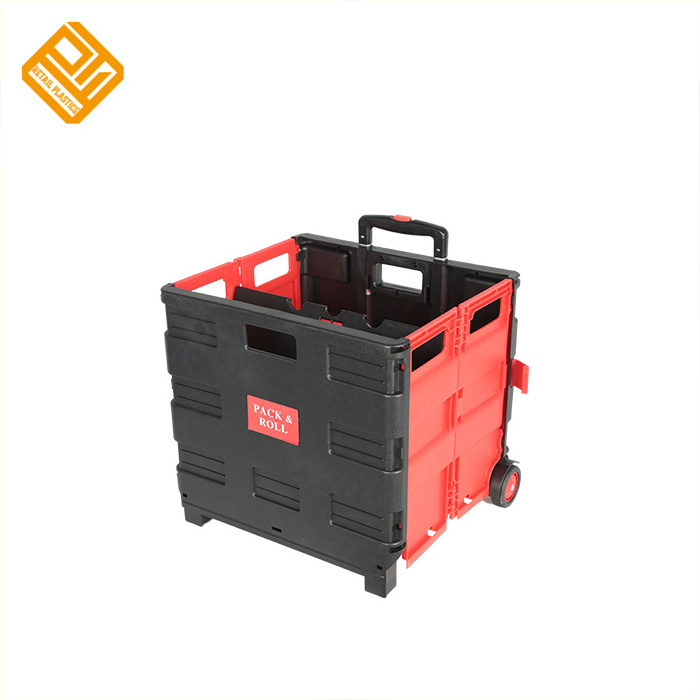 Hot Products Foldable Shopping Cart Travel Wheeled  shopping bag Market Foldable Trolley