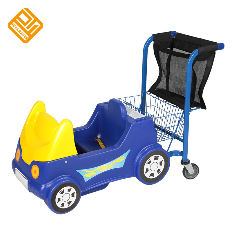 kiddie kids plastic supermarket trolley for shopping mall