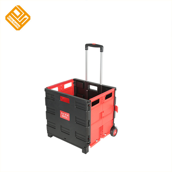 Hot Products Foldable Shopping Cart Travel Wheeled  shopping bag Market Foldable Trolley