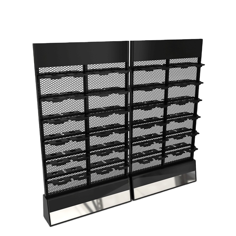 Customized Wire Cabinet Combination Luxury Grocery Supermarket Shelf Six Layer Display Racks