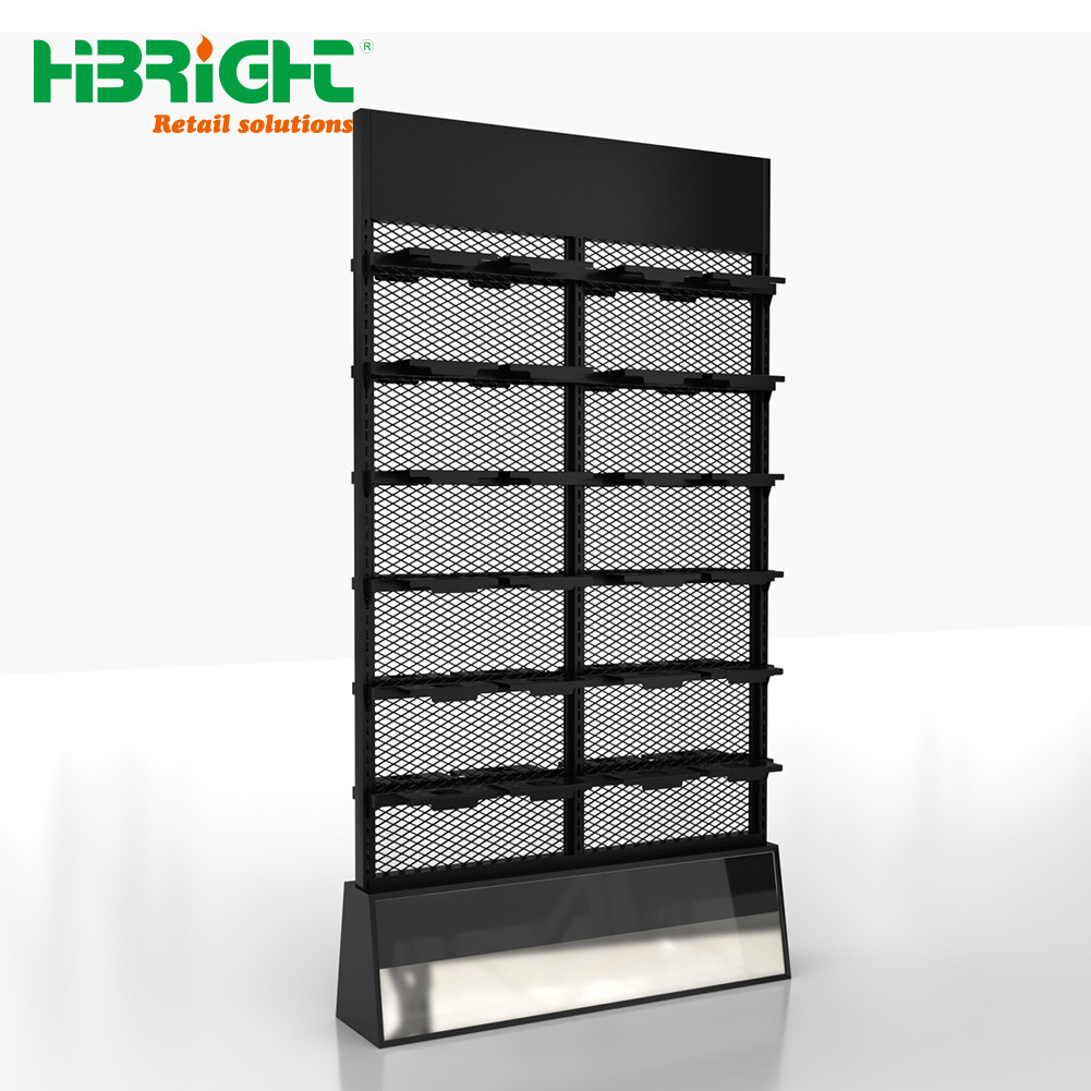 Customized Wire Cabinet Combination Luxury Grocery Supermarket Shelf Six Layer Display Racks