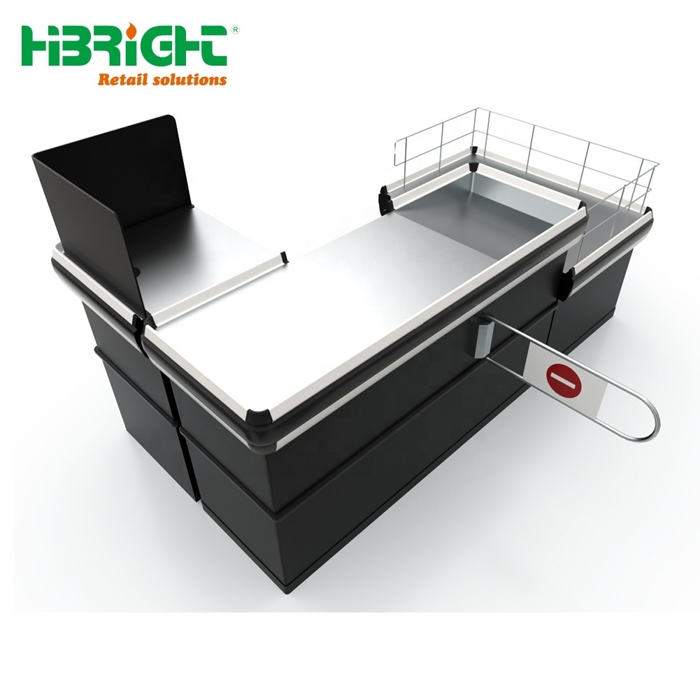 Hot Sale Used Commercial Customized Retail Convenience Store Cashier Table Checkout Counter