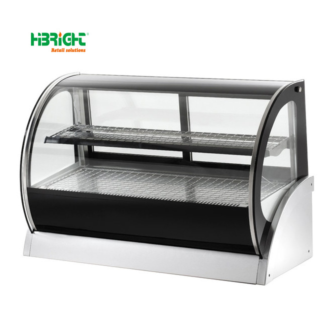 High Quality Commercial Air Cooling Cake Display Chiller Bakery Cake Display Cooler Showcase with Lights