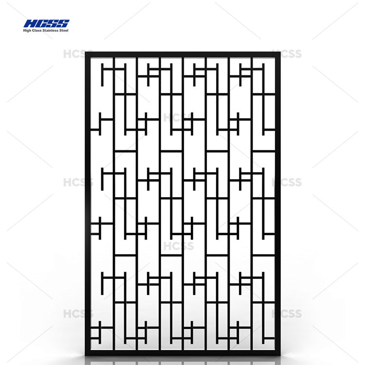 Villa Stainless Steel Screen Laser Cut Design Room Divider Metal Partition Wall