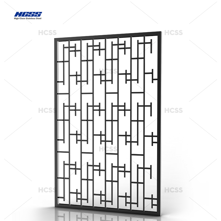 Villa Stainless Steel Screen Laser Cut Design Room Divider Metal Partition Wall