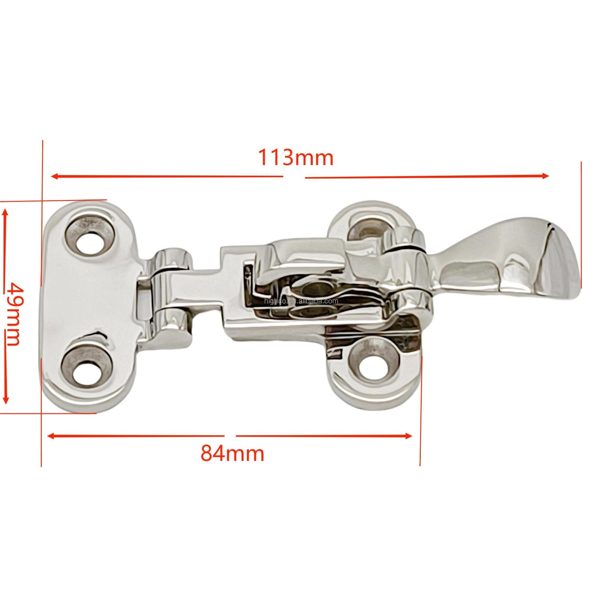 Marine Grade 316 Stainless Steel Boat Door Hatch Latch