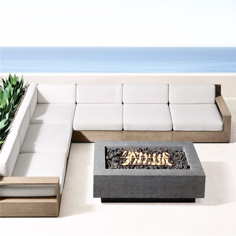 Manufacturer Wholesale outdoor sofa set hotel villa garden sectional outdoor sectional sofa outdoor modular sectional