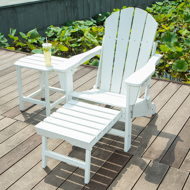 Top quality Outdoor furniture Courtyard Camping Adirondack Lounge Chair Wide back Folding Adirondack Chair with Cup Holder