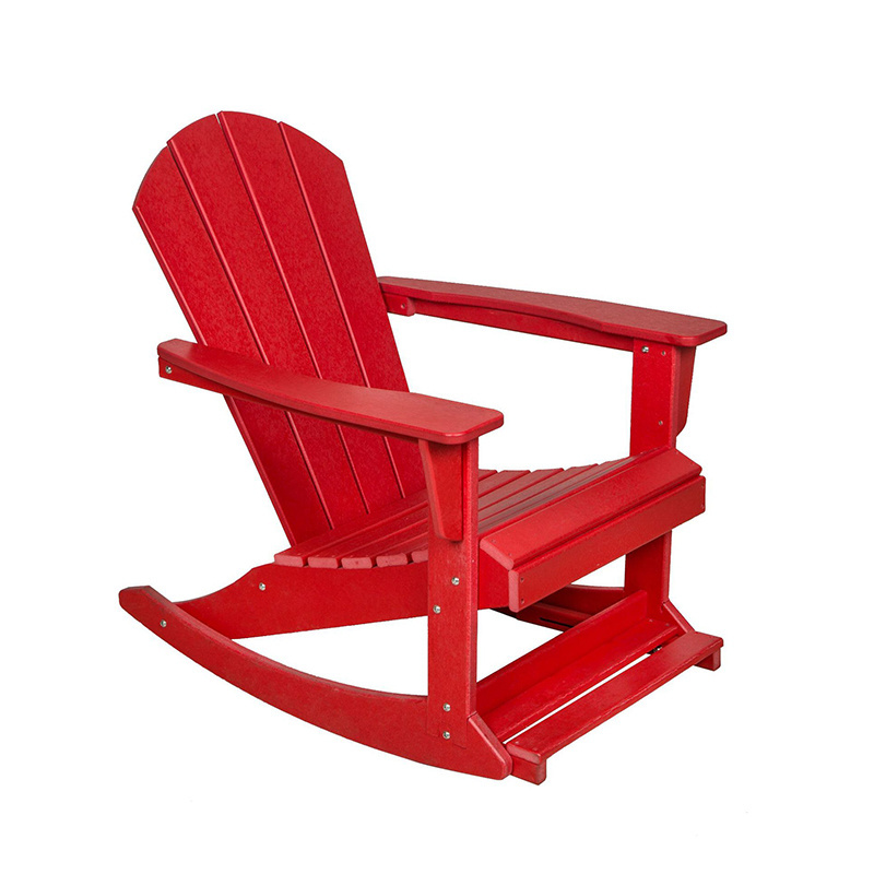 Professional Production Outdoor furniture Garden camping beach Laurentian Chair HDPE Adirondack Rocking Chairs