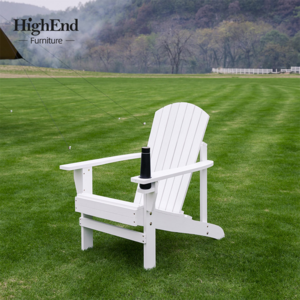 Affordable price Outdoor China Fir Adirondack Chair Patio Beach Chair Wood Adirondack Deck Chairs With Cup Holder