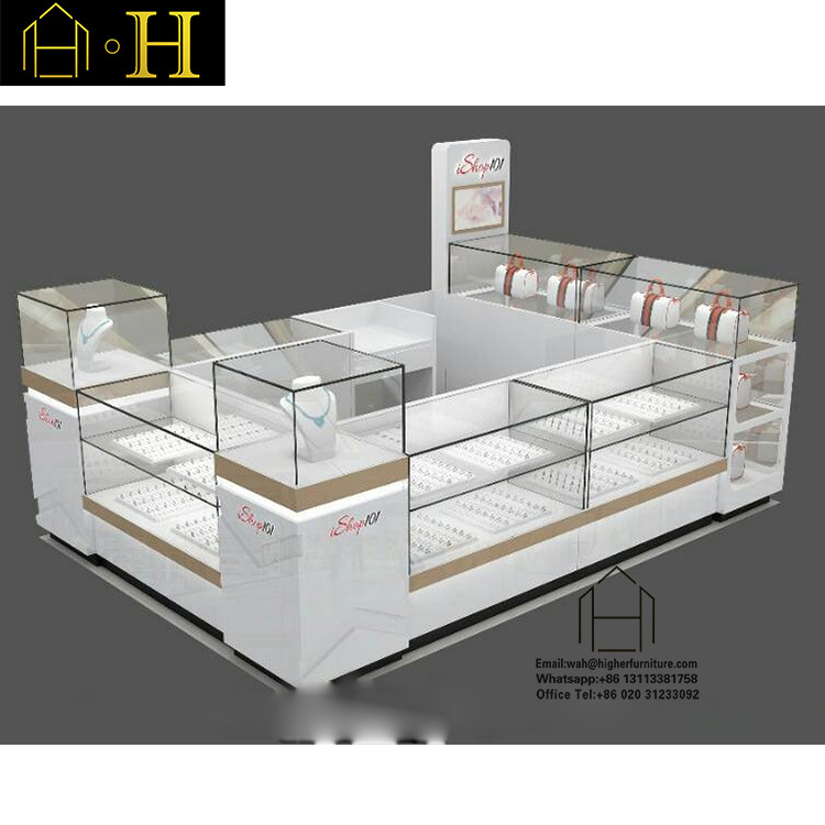 Noble Shopping Mall Jewelry Kiosk jewelry showcases cabinet used jewelry showcases wholesale